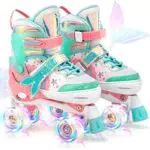 Inline Skates für Mädchen - Verstellbare Größen - Indoor & Outdoor - NEMONE