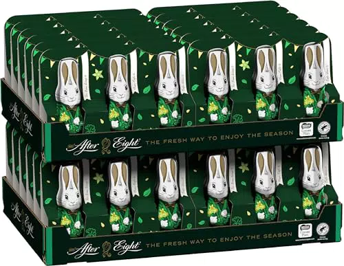 Nestlé After Eight Mini-Osterhasen aus Pfefferminz-Schokolade, 24er Pack