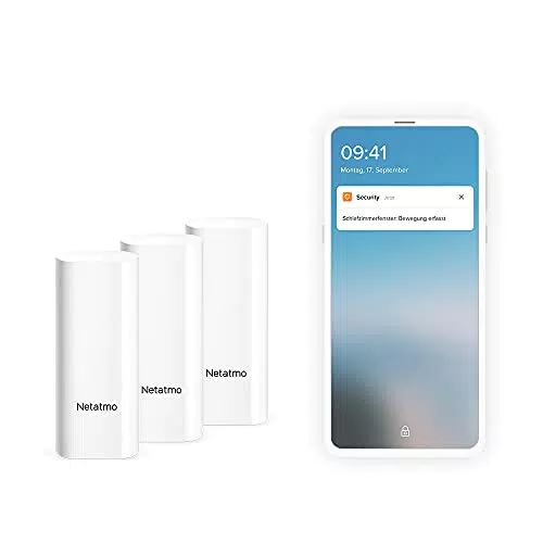Netatmo Smarte Tür- und Fenstersensoren mit Schwingungserkennung