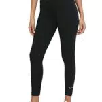 Nike Damen W Nsw Essntl Lggng 7/8 Lbr Mr Leggings, Black/White
