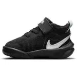 Nike Team Hustle D 10 Gymnastikschuh, Black Metallic Silver Volt White