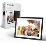 Nixplay Smart Digitaler Bilderrahmen mit WiFi und Touchscreen (Modell W10P) - Schwarz
