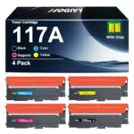 Toner NOGIVY 117A kompatibel für HP Color Laser MFP 179fwg - Schwarz, Cyan, Gelb, Magenta.
