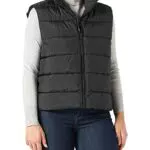Damen Puffer Weste von Noisy May - Wattierte Übergangsjacke ohne Kapuze
