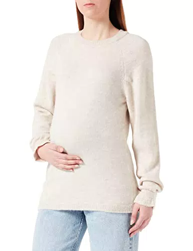 Noppies Maternity Damen Pullover Pierz Long Sleeve, Oatmeal-P807