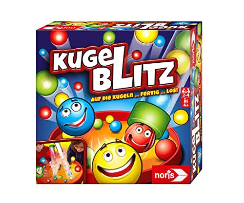 Noris Kugelblitz: Blitzschnelles Actionspiel mit Lerneffekt für Kinder ab 4 Jahren.