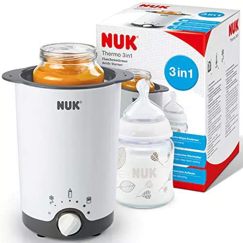 NUK Thermo 3in1 Babyflaschenwärmer, schonendes Auftauen