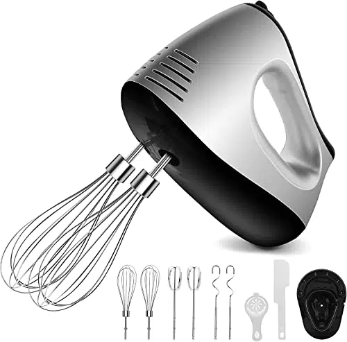 Handmixer Elektrisch 500W mit Turbinenfunktion und Zubehör-Set