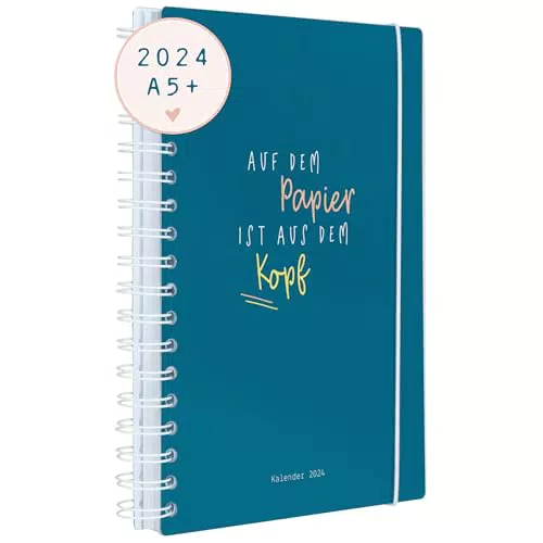 "Odernichtoderdoch Kalender 2024 'Alltagsheldin' A5 Format Softcover"