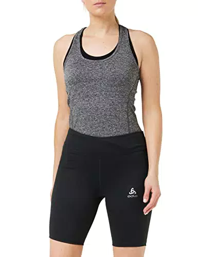 Odlo Damen ESSENTIALS SOFT kurze Tights, Black