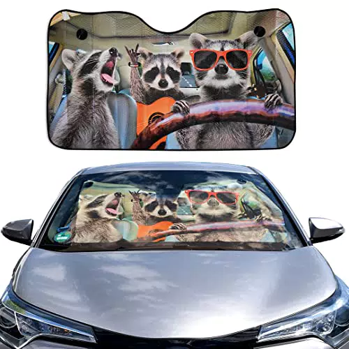 OK Cars AZ-SAA-043 Auto Frontscheibe, Sonnenschutz für die Windschutzscheibe
