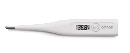 OMRON Eco Temp Basic Digitales Fieberthermometer - Wasserfest und präzise für orale, rektale und axilläre Messungen
