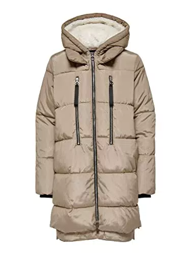 ONLY Damen Onlnora Cc Otw Long Puffer Coat Jacke, Crockery