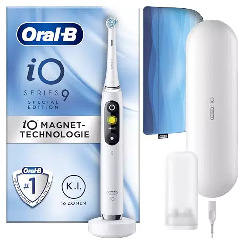 Oral-B iO Series 9 Elektrische Zahnbürste mit 7 Putzmodi und Farbdisplay