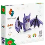 Origami 3D 501830 - 3D Origami Fledermaus - Schöne 3D Papierskulptur mit patentierten Bauteilen und verständlicher Bauanleitung
