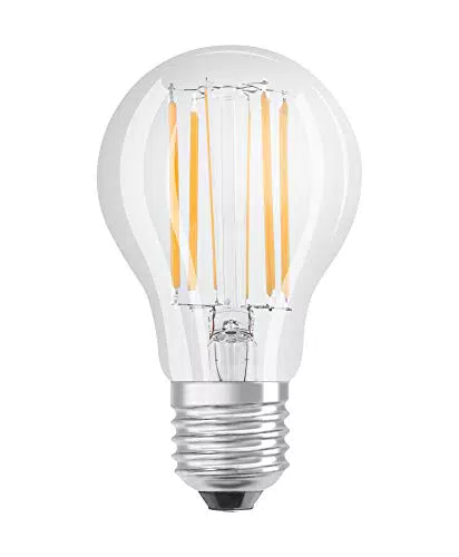 OSRAM Dimmbare Filament LED Lampe mit E27 Sockel, Warmweiss, klassische Birnenform, 7,8W Ersatz für 75W-Glühbirne