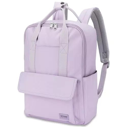 OutSpry Rucksack Damen, Schulrucksack Mädchen Teenager Jungen Backpack mit 15 Zoll Laptopfach für Uni Schule Arbei Reisen Freizeit