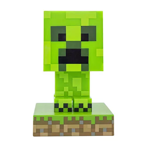 Minecraft Creeper 3D Icon Light - Offizielles Lizenzprodukt - Gamer Geschenkidee - Batteriebetrieben