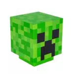 Paladone Minecraft Creeper Lichtfigur mit Zombie-Sounds - Tischlampe aus Kunststoff, Grün