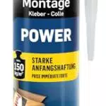 Pattex Montagekleber Power - Starker Baukleber für innen & außen