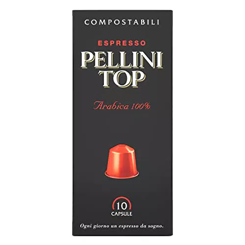 Pellini Caffè Nespresso-kompatible Kapseln aus 100% Arabica, kompostierbar (12x10 Kapseln)