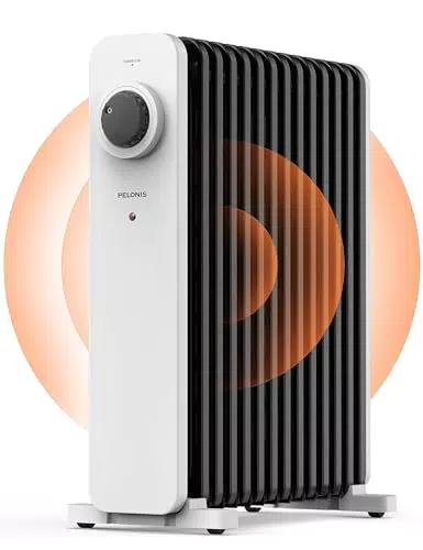 Ölradiator PELONIS Energiesparend mit Thermostat & 3 Leistungsstufen