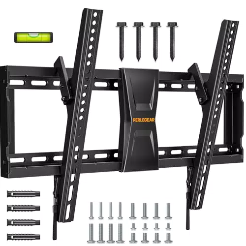 Perlegear TV Wandhalterung für die meisten 37-82 Zoll Fernseher bis zu 60 kg