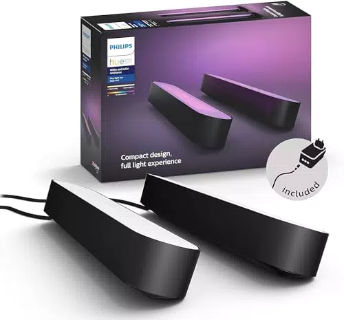 Philips Hue LED-Lightbar für smarte Lichtsteuerung - Schwarz