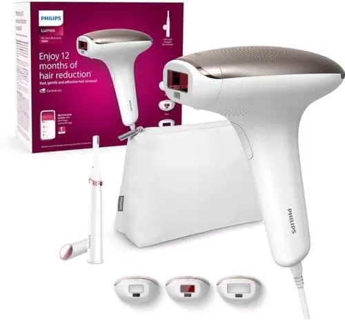 Philips Lumea IPL Haarentfernungsgerät 7000 Series mit Satin Compact Korrekturtrimmer