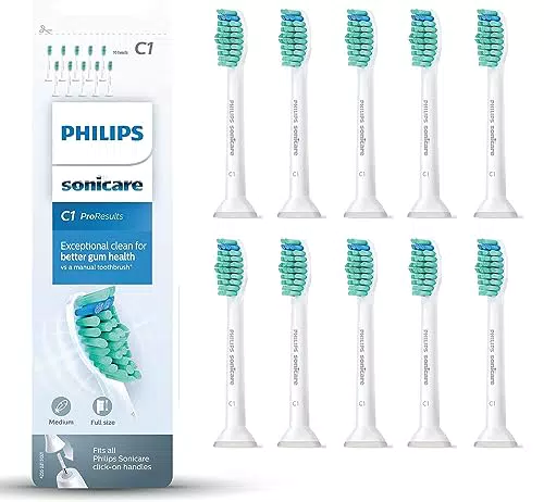 Philips Sonicare ProResults Standard Schallzahnbürstenköpfe - Pack mit 10 Stück