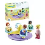 PLAYMOBIL 1.2.3 Zahlenkarussell für Kleinkinder: Lernspielzeug zum ersten Zählen