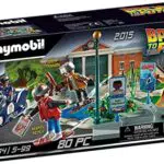 PLAYMOBIL Adventskalender 2021-70574 Back to The Future mit Sammelfiguren und Zubehörteilen der Science-Fiction-Triologie hinter jedem Türchen