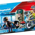 PLAYMOBIL City Action Polizei-Motorrad: Verfolgung des Geldräubers