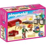 PLAYMOBIL Dollhouse Gemütliches Wohnzimmer mit Lichteffekt