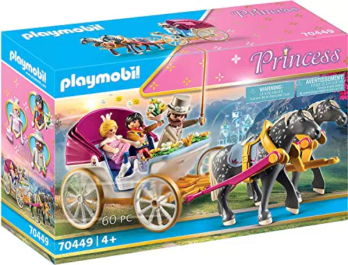 PLAYMOBIL Princess 70449 Romantische Pferdekutsche, Ab 4 Jahren