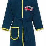 Playshoes Jungen Frottee-Bademantel Feuerwehr 349914