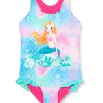Playshoes Schwimmanzug Badebekleidung Mädchen, Meerjungfrau