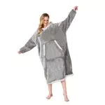 DmgicPro Hoodie Decke mit Ärmeln, Decke zum Anziehen Sweatshirt