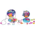 Polly Pocket Schatulle, Muschel Tasche zum Umhängen in Unterwasser Thema