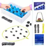 Magnetisches Schachspiel - Pädagogisches Dame-Spiel für Erwachsene und Kinder