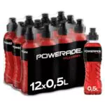 Powerade Sports Kirsch-Geschmack mit Elektrolyten in Einweg Flaschen