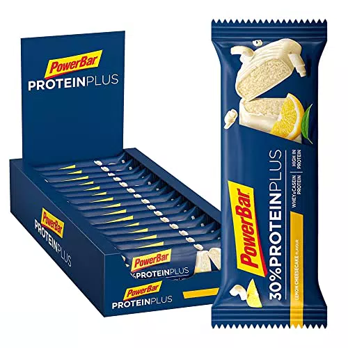 Powerbar Protein Plus Zitronen-Käsekuchen - Hochwertiger Proteinriegel mit Whey und Casein Protein