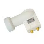 Premium X Twin LNB Digital SAT für 2 Teilnehmer Weiß 2-Fach Satelliten Empfangskopf 0