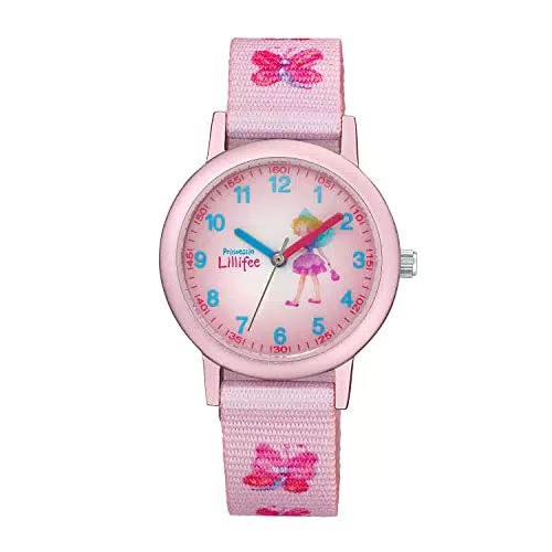 Prinzessin Lillifee Armbanduhr Mädchen Kinder Quarzuhr Analog