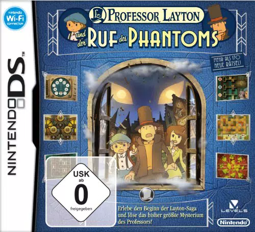 Professor Layton und der Ruf des Phantoms - Nintendo DS-Spiel