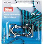Prym Bikini- und Gürtelverschluss MET 25 mm in Silber
