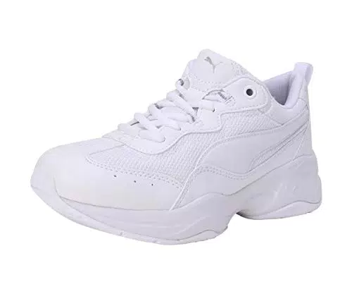 PUMA Damen Cilia Sneaker, Schwarz Puma Black Puma Silver Peach Bud