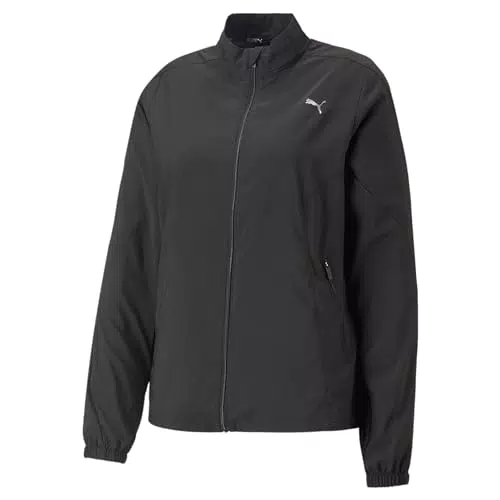 PUMA Damen Run Favorite Woven Jacket - Gewebte Jacke (Schwarz)