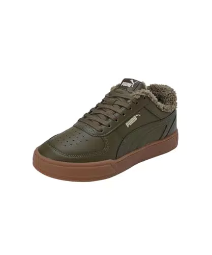 PUMA Unisex Caven WTR Sneaker - Deep Olive Team Gold