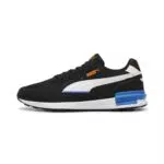 PUMA Erwachsene Graviton Sneaker 45Black White Yellow Sizzle